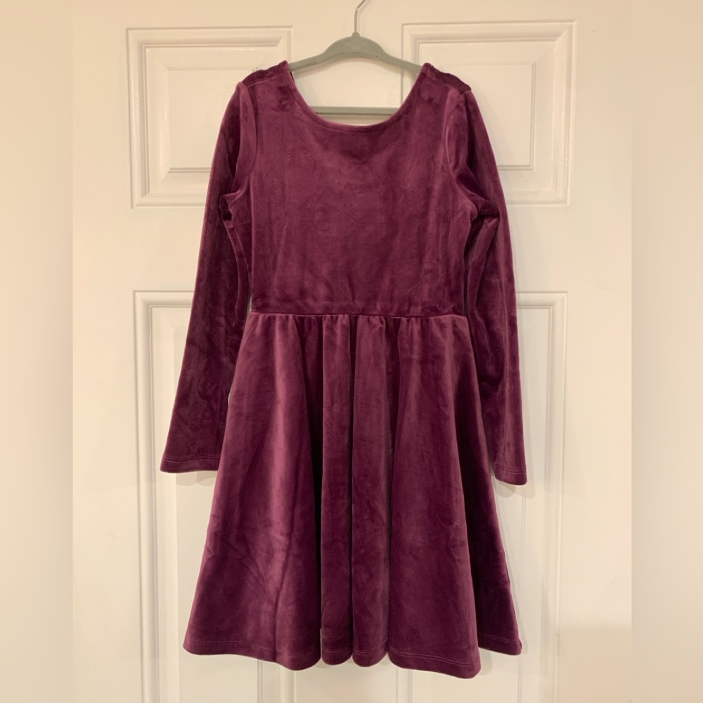 NWT Tea Collection Long Sleeve Velour Dress